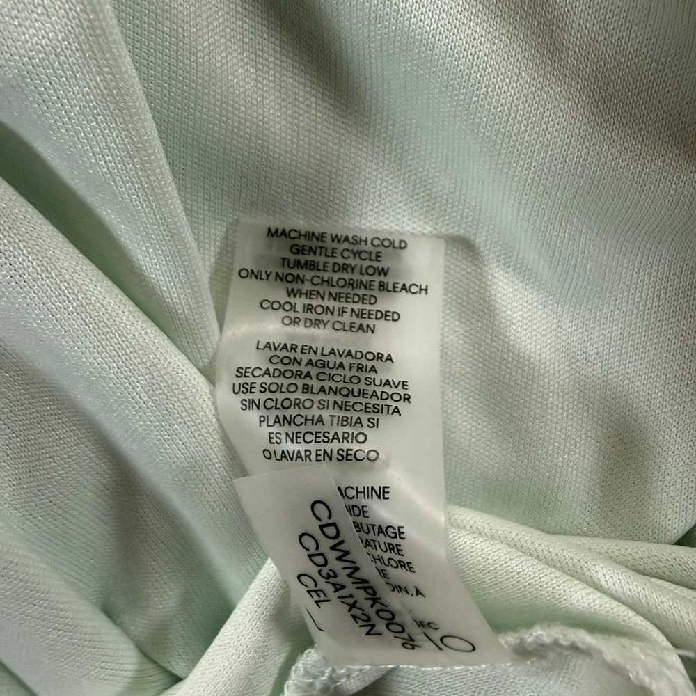 Calvin Klein Dress Women's Size 4 Mint Green Ring Waist Sheath Stretch NWT - Picture 5 of 10